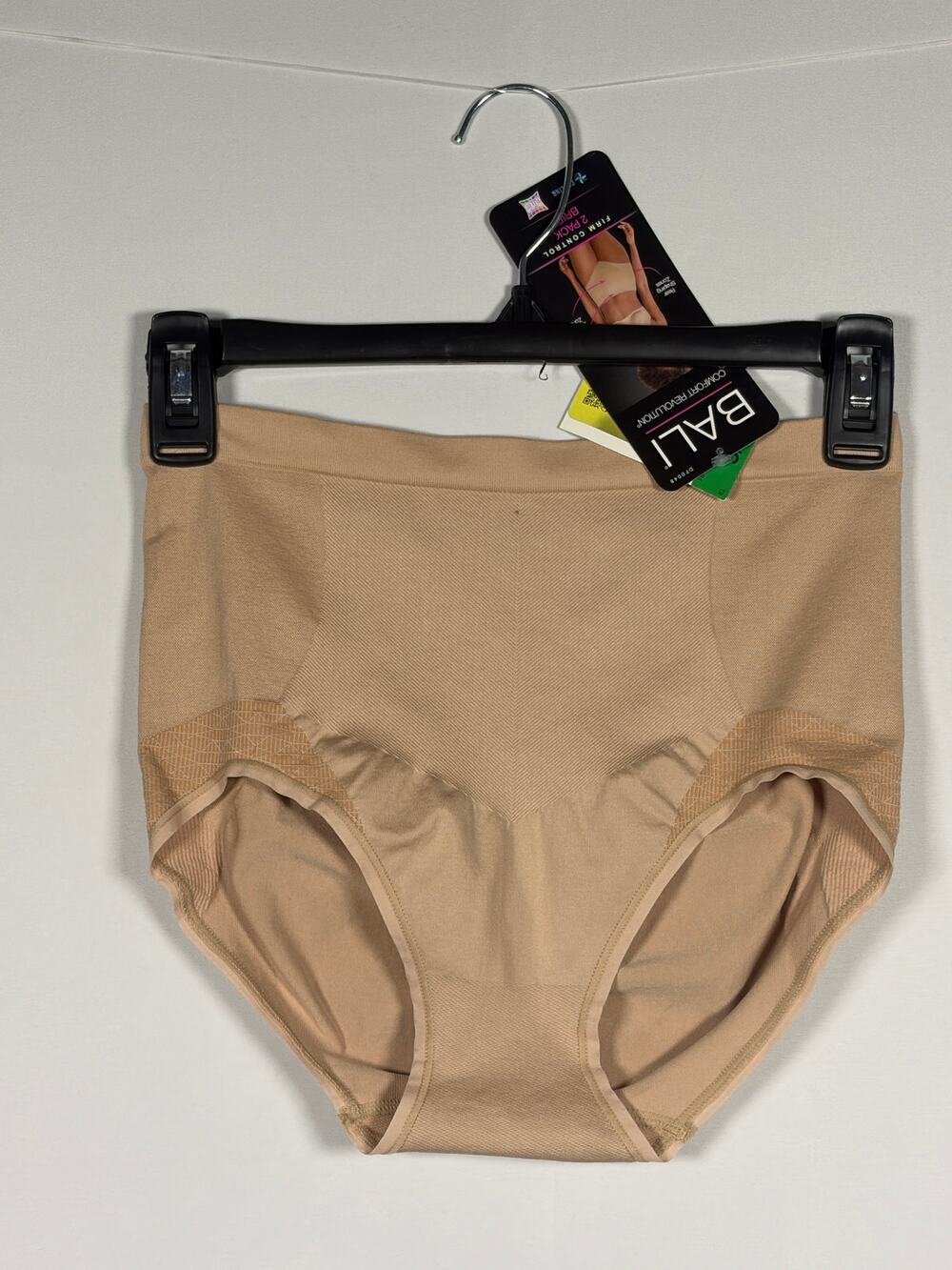 BALI Comfort Revolution Firm Control Shaping Brief Nude Beige Size L Large